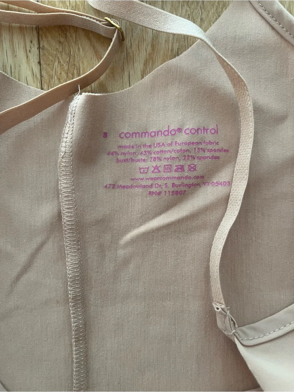Commando Control Two-Faced Tech Control Full Slip - Beige